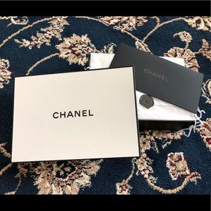 Chanel gift box 8.5x8.5x4”